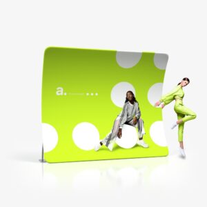 Lenkta tekstilinė sienelė "AdWall Vario Classic"