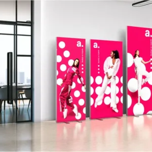 Mobili tekstilinė šviesdėžė "AdFrame Quick Single"