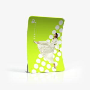 Lenkta tekstilinė sienelė "AdWall Vario Classic"