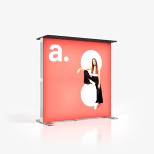 Šviečiantis reklaminis staliukas "Pop Up" 100x100