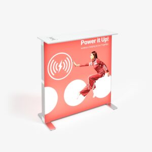 Šviečiantis reklaminis staliukas "Pop Up" 100x100