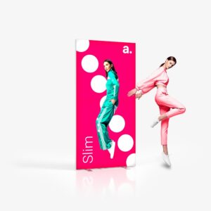 Mobili tekstilinė šviesdėžė "AdFrame Slim"
