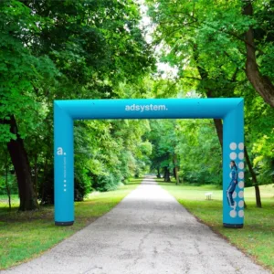 Pripučiami vartai "AdGate Air Square"