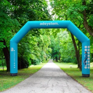 Pripučiami vartai "AdGate Air Triangle"