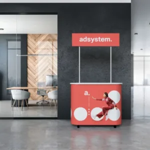 Degustacinis staliukas "AdBox Elypse" 120x215x50