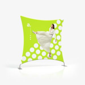 Aitvaro formos tekstilinė sienelė "AdWall Vario Kite" 260x240x40