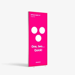 Mobili tekstilinė šviesdėžė "AdFrame Quick"
