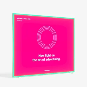 Mobili tekstilinė šviesdėžė "AdFrame Lumina RGB"