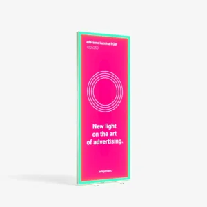 Mobili tekstilinė šviesdėžė "AdFrame Lumina RGB"