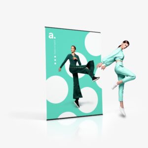 Mobilus reklaminis stendas "AdStand L"