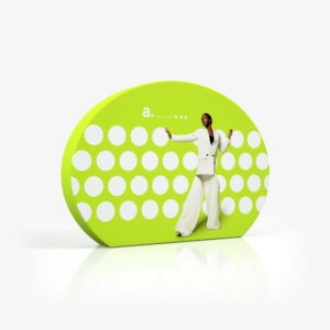 Demonstracinė sienelė "AdWall Vario Qring" 330x230x40