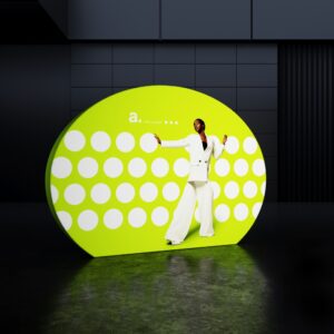 Demonstracinė sienelė "AdWall Vario Qring" 330x230x40