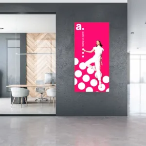 Sieninė tekstilinė šviesdėžė "adFrame LPO"