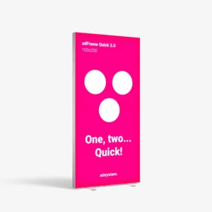 Mobili tekstilinė šviesdėžė "AdFrame Quick" 100x200